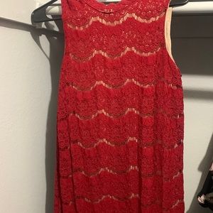 Red dress